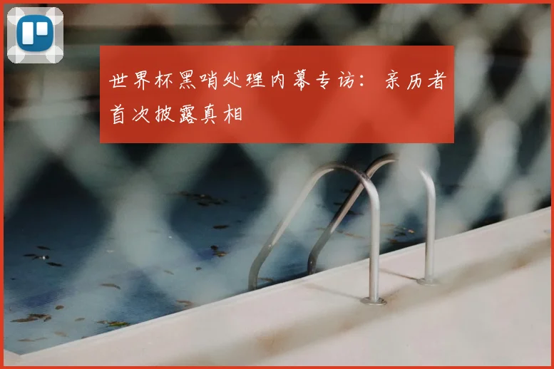 世界杯黑哨处理内幕专访:亲历者首次披露真相