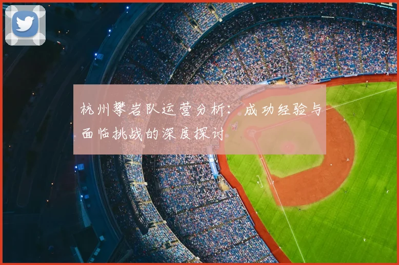 杭州攀岩队运营分析:成功经验与面临挑战的深度探讨